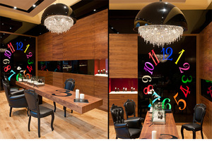 Postmodern Minimalist Style <b>Crystal</b> Restaurant Ceiling Living Room Bedroom Villa Nordic <b>Light</b> Luxury <b>Chandelier</b> Lamp Circle 6128 - Product Image 4
