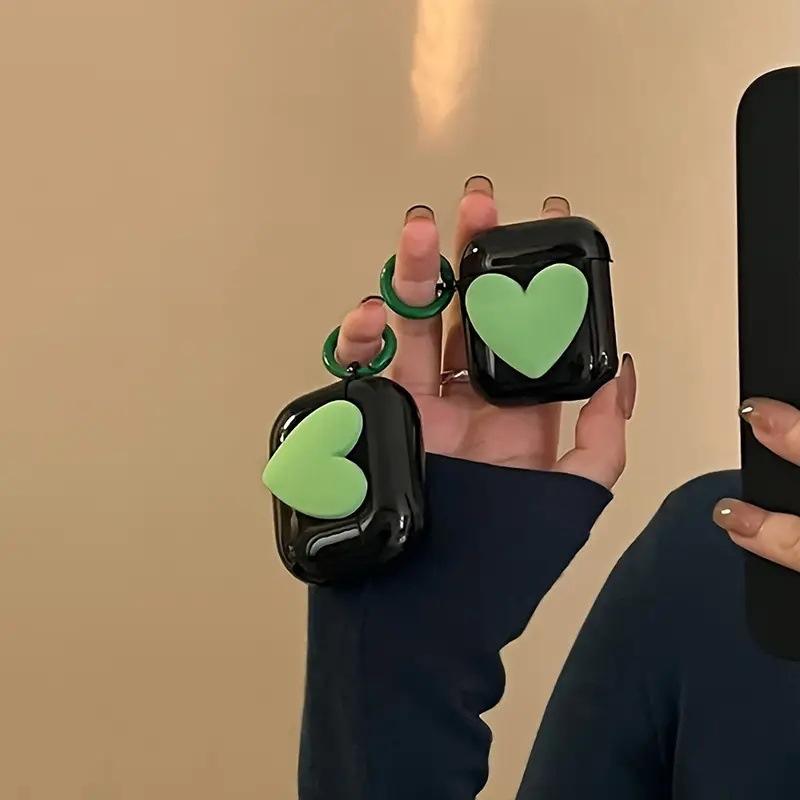 Anillo corazón verde