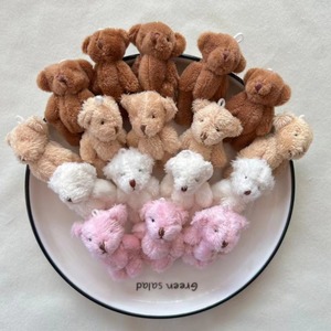 Osito de Peluche Pequeño de 4.5cm con Brazos y Piernas Móviles para Ramos de Flores, Cajas de Dulces para Bodas, Decoración de Ropa y Cabello - Product Image 2