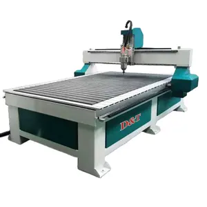 D & T 1325/1530 Router Cnc Atc Mesin Ukir Cnc 3 Sumbu Router Cnc dengan Meja Bongkar Muat untuk Furnitur Pintu