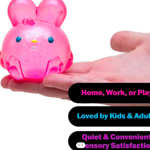 Jouet Squishy Lapin Parfumé Schylling Nee Doh Jelly Hops, Anti-Stress Sensoriel pour Adolescents et Adultes - Product Image 3