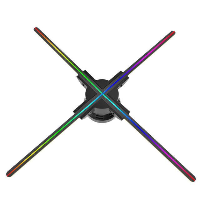 3d Hologram Fan LED Holographic Player Advertising Machine Display With 8G Memory Card 3D Hologram Fan Wifi