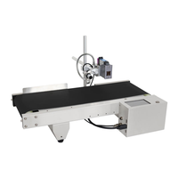 Machine de codage électrique en ligne, imprimante d'étiquettes à jet d'encre automatique 1 tête, impression TIJ pour date d'expiration, lot, QR code, plastique, verre