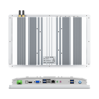 Panel sentuh industri semua dalam satu PC layar LCD 13.3 inci inti J1900/I3/I5 Ip65 depan Panel sentuh PC untuk mesin CNC Retrofit