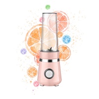600ml Persoonlijke Draagbare Blender OEM ODM 100% Koperen Motor 2 Snelheden Pulse Veiligheidsvergrendeling Afneembare Fles Smoothie Sapmaker