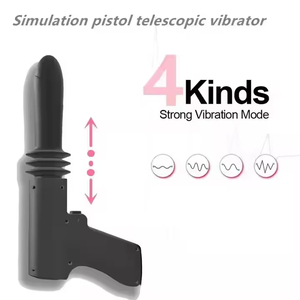 Productos Eróticos para Adultos, Ecológicos, 100% Impermeables, Dildo Telescópico Automático con Carga USB, Marca OEM para Mujeres - Product Image 5