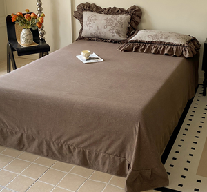 Parure de lit en <span class=keywords><strong>lin</strong></span> lavé style rétro français, quatre pièces, épaissie, drap-<span class=keywords><strong>housse</strong></span>, <span class=keywords><strong>housse</strong></span> de <span class=keywords><strong>couette</strong></span>, trois pièces, 100 % <span class=keywords><strong>lin</strong></span> - Product Image 3