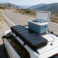Panneau solaire pliable et portable de 400W, étanche, chargeur de cellules solaires 42V pour le camping en plein air