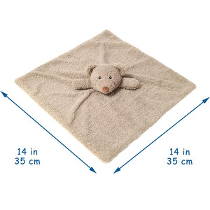 Orsacchiotto di peluche morbida coperta di sicurezza di peluche personaggio Lovey Baby Shower asilo nido <span class=keywords><strong>per</strong></span> neonato coperta di peluche orso - Product Image 3