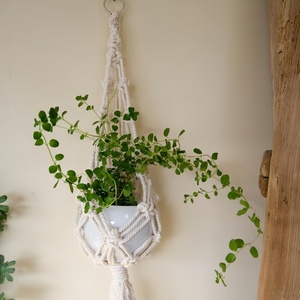 Tapiz de Pared de Macramé Bohemio Hecho a Mano, Arte de Pared Tejido de Algodón con Borlas, Adornos Decorativos para Sala de Estar, Estilo Hogareño - Product Image 3