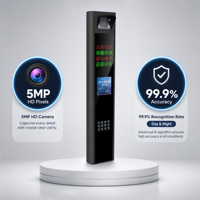 Cámara de Reconocimiento de Matrículas LPR HD de 5MP, Sistema de Estacionamiento con Pantalla LED de 2 Líneas, Transmisión de Voz, Software Gratuito en la Nube, 99.9% de Precisión