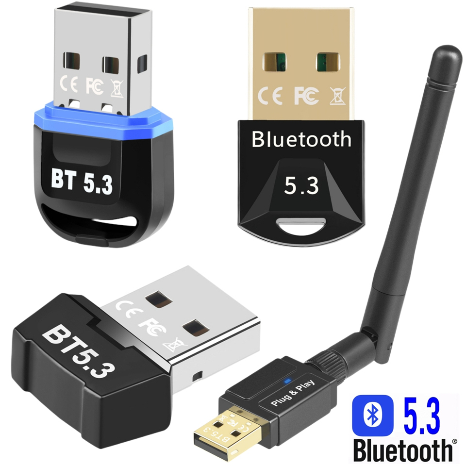Adattatore Bluetooth USB 5.1 ZEXMTE – Plug And Play Per PC, Supporta Windows 10/8/7, Per Mouse, Cuffie E Tastiere