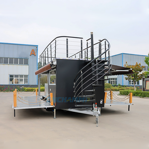 Chammp tùy chỉnh hai tầng thực phẩm Trailer cà phê xe tải thực phẩm đường phố xe tải thực phẩm Trailer với đầy đủ trang bị - Product Image 5