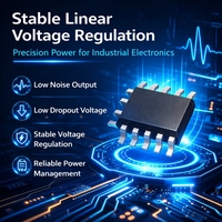 TCR3DM11, RF(SE LDO Régulateur de tension linéaire IC 4-DFN, régulation de puissance de précision pour modules d'alimentation