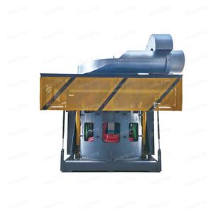 Four à <span class=keywords><strong>induction</strong></span> électrique à <span class=keywords><strong>coque</strong></span> en acier à basculement hydraulique 500 kg 3T 15T 30T pour la fusion de métaux, prix fabricant - Product Image 3