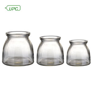 برطمان زجاجي مربع مستدير قابل لإعادة التدوير ومتين وواضح بحجم مخصص للبيع بالجملة - Product Image 2