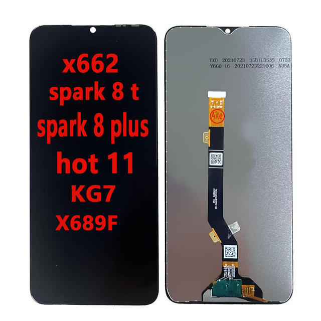 Crown Lcd Wholesale Mobile Phone LCD Display LCD Screen for Itel Tecno Infinix S18 KG7 Hot 11 Vision 5 Plus KH7 Spark 9pro X662