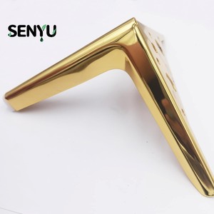 Modern Gold Semi-Circle Iron <b>Metal</b> Sofa <b>Legs</b> Replacement iron furniture <b>legs</b> replacement for sofa bed and cabinet - Product Image 4