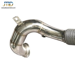 Tuyaux d'échappement en acier inoxydable à haut débit JTLD avec finition polie miroir pour VW <span class=keywords><strong>Golf</strong></span> MK7 MK7.5 MK8 GTI - Product Image 2