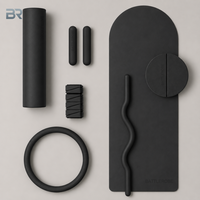 Kit d'entraînement Pilates personnalisé pour la maison avec Magic Circle, mini-ballon, bandes de résistance, sliders pour le tronc et poids de cheville