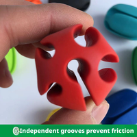 Support de canne à pêche en silicone léger à 5 trous avec ceinture de rangement pour accessoires de pêche