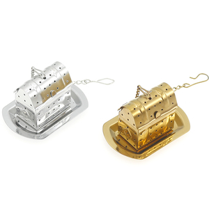 Infusor de Té Reutilizable de Acero Inoxidable 18/8 para Té de Hojas Sueltas y Té de Hierbas, <span class=keywords><strong>Material</strong></span> Metálico Dawneast DETI-004 - Product Image 1