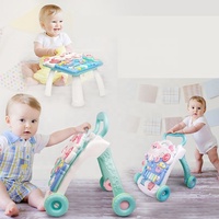 Multifonctionnel enfant en bas âge infantile éducatif musical d'apprentissage chariot jouet marchettes pour bébés poussettes