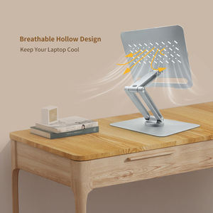 <span class=keywords><strong>Support</strong></span> pour <span class=keywords><strong>ordinateur</strong></span> <span class=keywords><strong>portable</strong></span> MK871, rotatif à 360 degrés, réglable en hauteur, pliable, <span class=keywords><strong>support</strong></span> de tablette pour <span class=keywords><strong>ordinateur</strong></span> <span class=keywords><strong>portable</strong></span> de bureau - Product Image 4