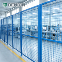 Équipement de protection pour clôture de sécurité d'atelier industriel, soudure sans soudure détachable, isolation métallique personnalisable et antirouille