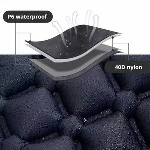 Özel kendinden şişen seyahat yastık ayak preslenmiş şişme kamp uyku pedleri ile TPU yastık nem geçirmez yatak tipi - Product Image 2