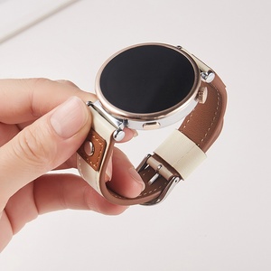 Correa de cuero genuino Upro Slim para reloj Huawei GT6 GT5 GT4 Watch 5 de 41mm y 42mm, correa de reloj de estilo americano para mujer - Product Image 3