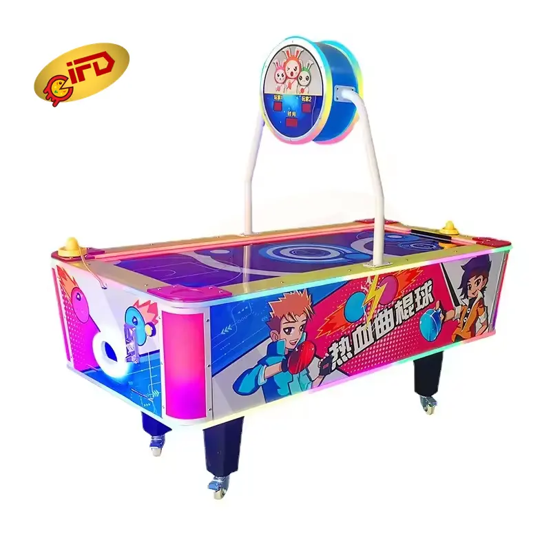 Ifd Meest Populaire Muntautomaat Amusement Air Hockey Arcade Game Machine Indoor Sport Ijshockey Tafel Ticket Inwisselspel