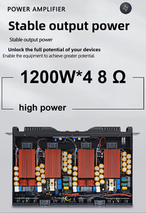 เครื่องขยายเสียงดิจิตอล BHA D4300 4 แชนแนล คลาส <span class=keywords><strong>D</strong></span> ระดับมืออาชีพ สำหรับลำโพงเวที ระบบเสียงคาราโอเกะ ระบบเสียงประชุม รองรับ OEM - Product Image 3