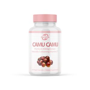Cápsulas de Extracto de Camu Camu OEM ODM, Ricas en Vitamina C y Antioxidantes, Apoyan la Salud de la Piel y el Sistema Inmunitario, Suplemento para la Salud, Vegano - Product Image 1