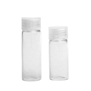 3ml~10ml Round Plastic PP cap Screw Cap Clear Glass Vial Bottles