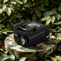Lampe torche laser rouge d'usine rechargeable par USB, design réglable pour la chasse et les accessoires de sport de plein air