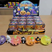 Boîte mystère Halloween Citrouille Fantôme Jouet anti-stress Squishy à rebond lent, Fidget, Cadeau de fête, Vente en gros usine