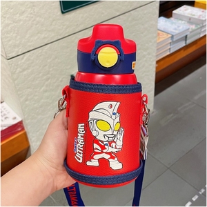 ขวดน้ำเก็บความร้อนสุญญากาศสแตนเลสลายการ์ตูนอุลตร้าแมนสำหรับเด็ก ขนาด 500 มล. แบบพกพา ของขวัญ - Product Image 4