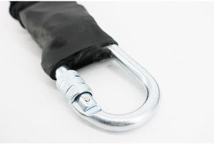 Cuerda Elástica de Látex Recubierta de Tela de 4 mm, Juego de Cuerdas Elásticas de 150 lb/200 lb/50 kg-110 kg <span class=keywords><strong>para</strong></span> Yoga, Baile, con Mosquetón - Product Image 3