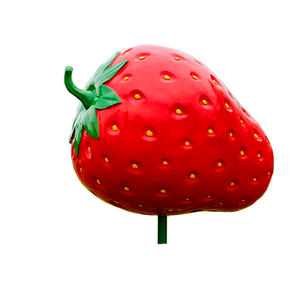 Поставка огромных фруктовых скульптур в натуральную величину, клубника, статуя, фруктовые и овощные скульптуры, полимерная клубника, реквизит для продажи - Product Image 6