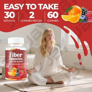 Suplemento Nutricional a Base de Plantas JBY que Promueve la Comodidad Digestiva, el Equilibrio Intestinal y el Bienestar Diario, Gomitas de Fibra - Product Image 6