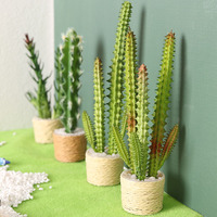 Miniature alimentaire miniature 1:6, Cactus en pot, Mini modèle pour maison de poupée BJD, Mini DIY