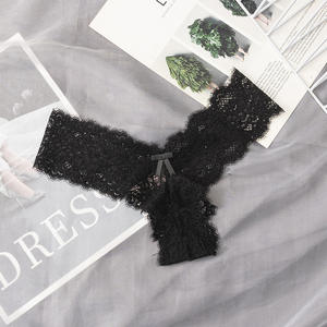 New Lace Women'S Underwear Large Size Sexy Women'S G-<b>String</b> <b>T</b> Pants Transparent Lace Sexy Underwear Women Cotton File - Product Image 6