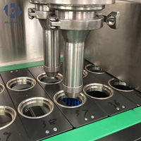 Machine automatique de scellage de capsules de café, scelleuse thermique pour couvercles pré-découpés pour capsules de café en aluminium