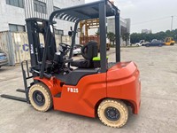 Chariot élévateur électrique au lithium FB25 2,5T avec contrôleur Curtis, levage 3m, fourches 1220mm, batterie au lithium
