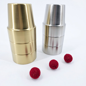 G1246 Acier inoxydable Les Trois Immortels reviennent dans leur grotte, Argent - Fabricant d'accessoires de magie, Jouets de magie de close-up professionnels - Product Image 3