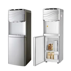 Dispensador de agua de refrigeración con compresor independiente con carga inferior de agua caliente y fría Grifo de agua caliente con cerradura de seguridad