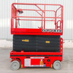 Plataforma Elevadora de Tijera Autopropulsada, Mini Plataforma Elevadora de Tijera, Plataforma de Trabajo Aérea para Terrenos Accidentados, Plataforma Elevadora Eléctrica, Elevador de Personas - Product Image 2