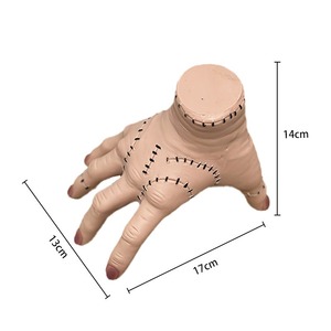 Gant de décoration d'horreur pour Halloween, inspiré de Wednesday <span class=keywords><strong>Addams</strong></span> de <span class=keywords><strong>la</strong></span> <span class=keywords><strong>Famille</strong></span> <span class=keywords><strong>Addams</strong></span> - Accessoire de <span class=keywords><strong>main</strong></span> effrayant en caoutchouc pour fête d'horreur - Product Image 4