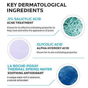 La Roche-Posay Effaclar Solución Clarificante, Tónico para el Acné con Ácido Salicílico y Ácido Glicólico, Tónico Refinador de Poros para Piel Grasa - Product Image 4